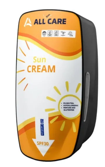 Zonnebranddispenser rvs/kunststof, 800 ml