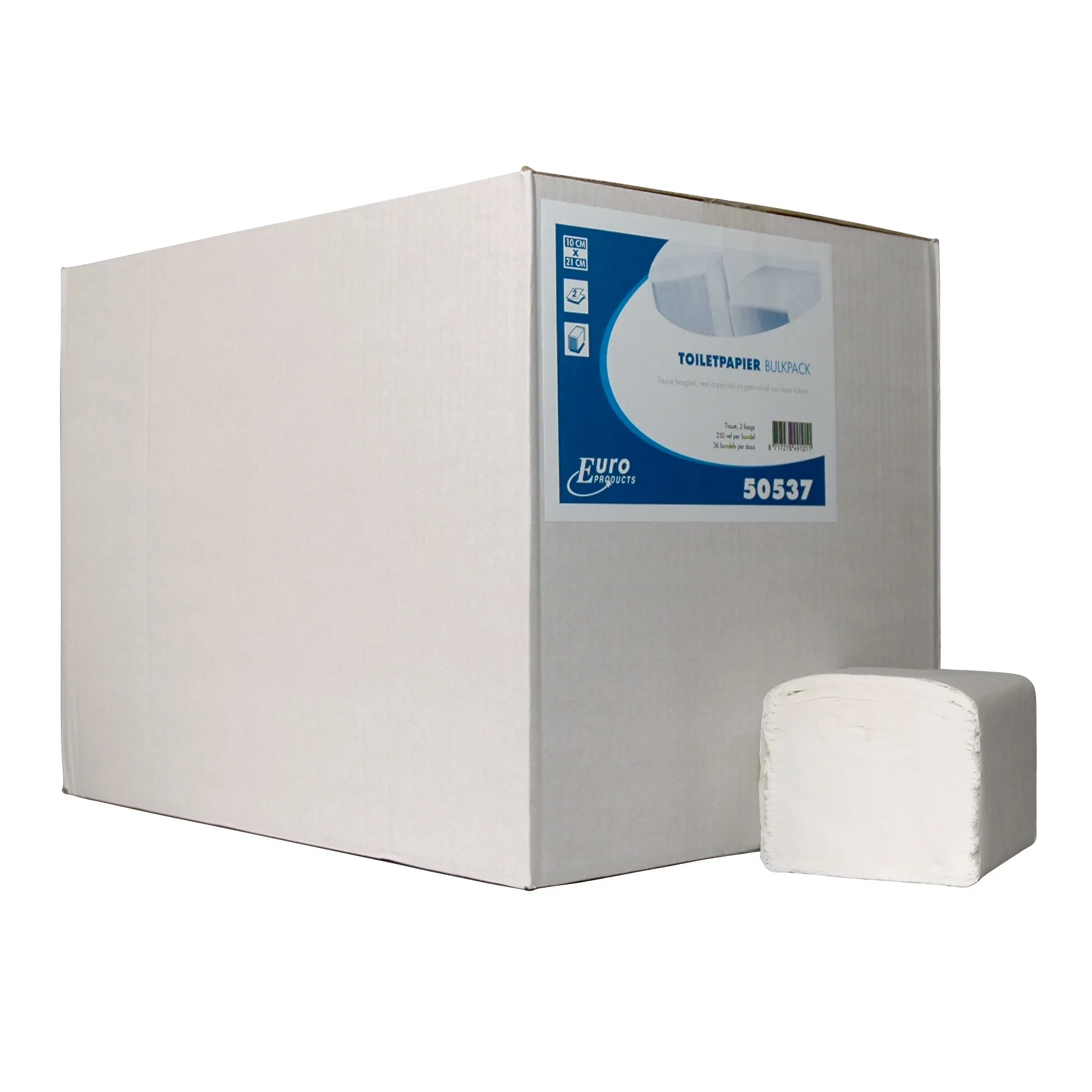 Toiletpapier bulkpack geschikt voor Tork T3