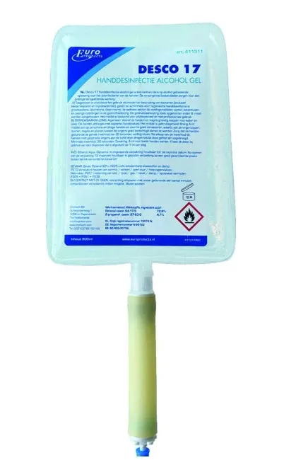 Handdesinfectie alcohol gel voor dispenser