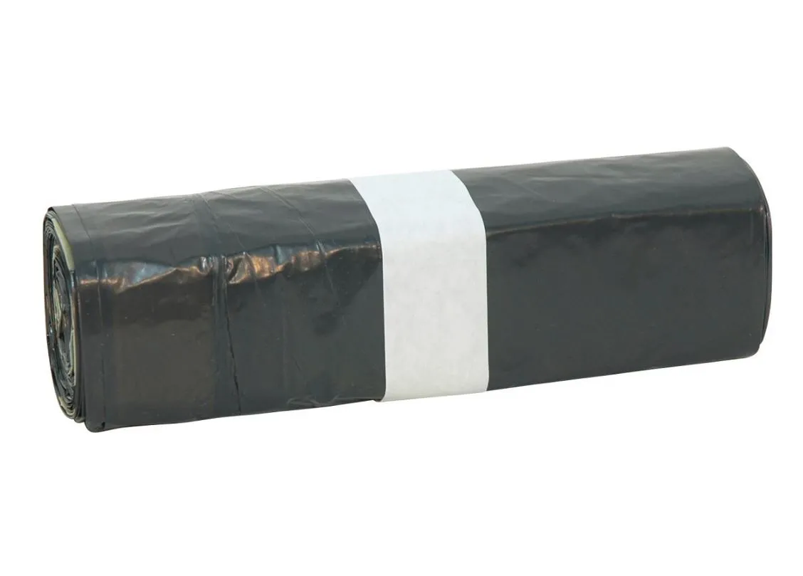 Afvalzak 10L met Trekband – LDPE Zwart | Voor Hygiënebak