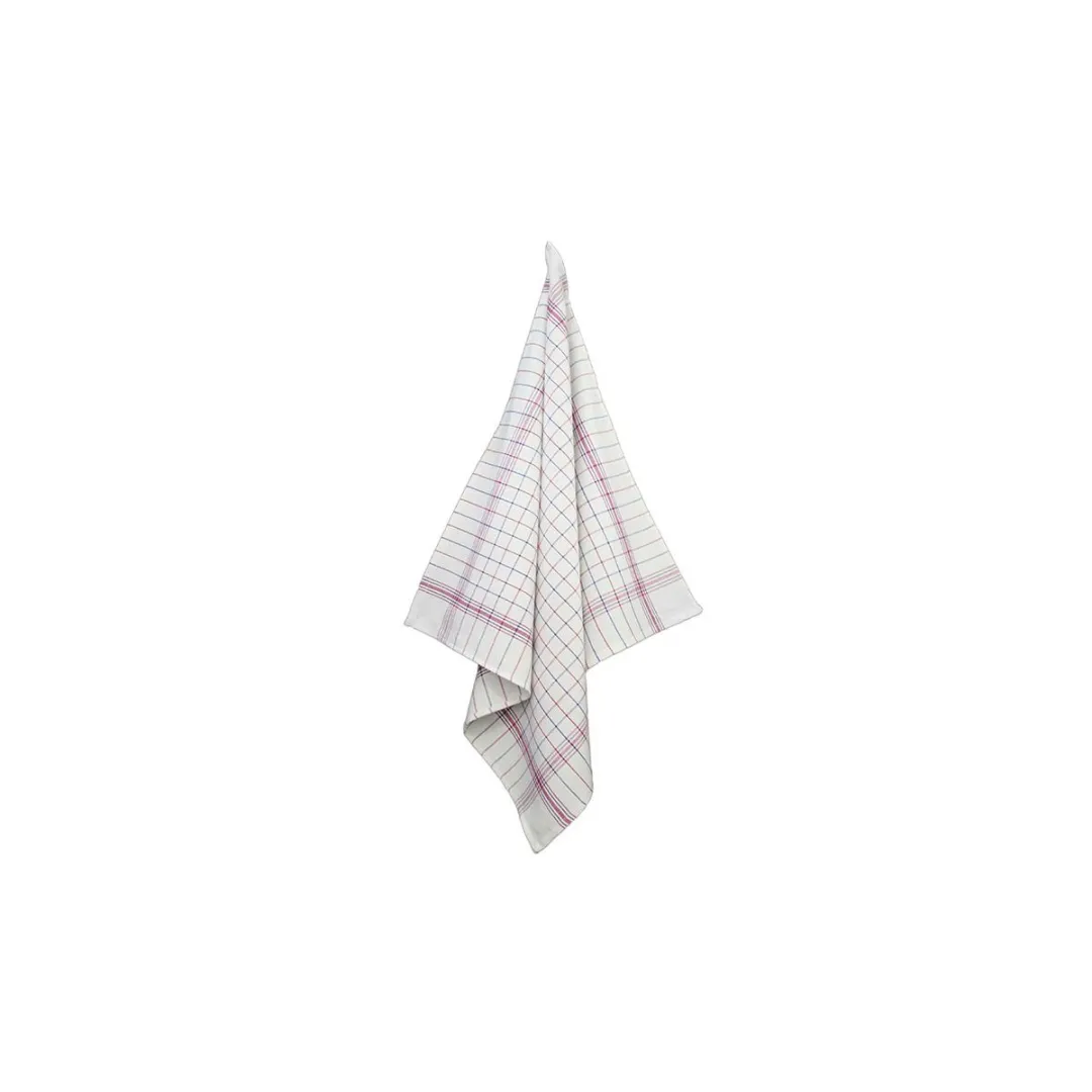 Theedoek Nationaal Ruit 70x70 cm Dubbel Draads