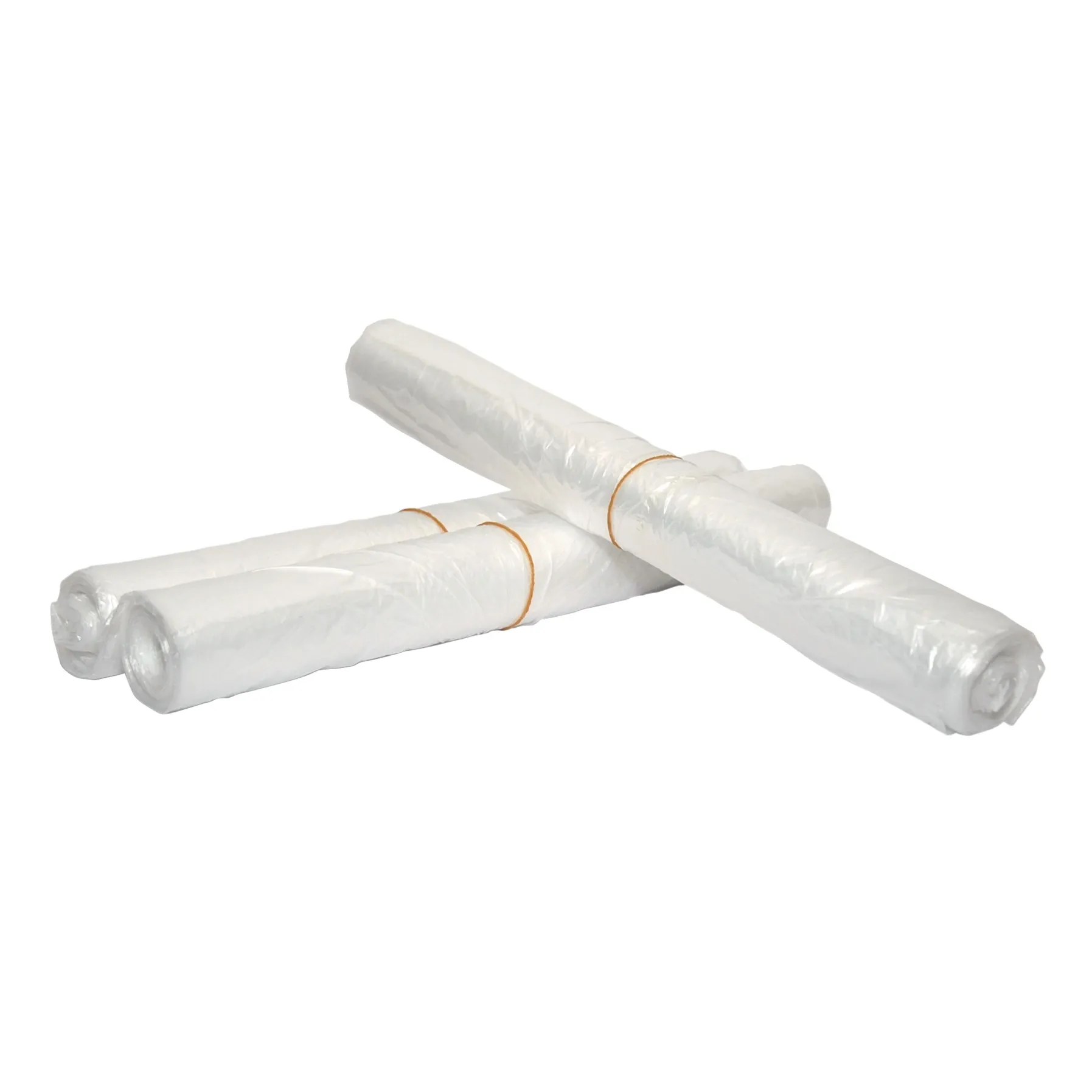 Pedaalemmerzak 20L HDPE Transparant – Rol à 50 stuks