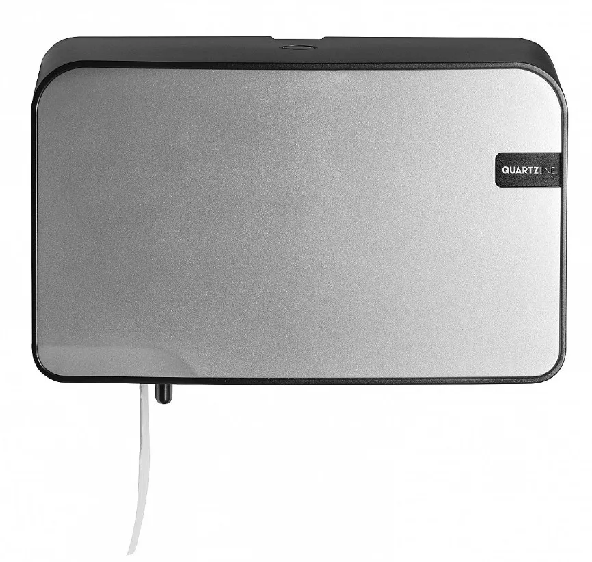 Toiletrolhouder, duo, coreless, quartz line