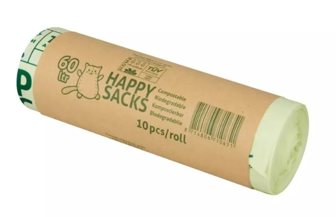 Bio Afvalzak Groen 60 Liter – 60 x 80 cm – T25 – 240 stuks