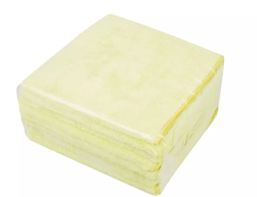Microvezeldoek standaard, geel 40 cm x 40 cm pak = 10 doeken