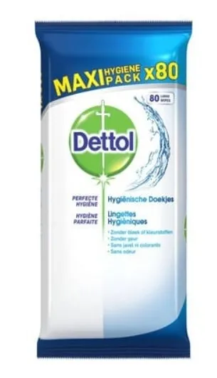 Dettol Hygiënische Doekjes  80 stuks