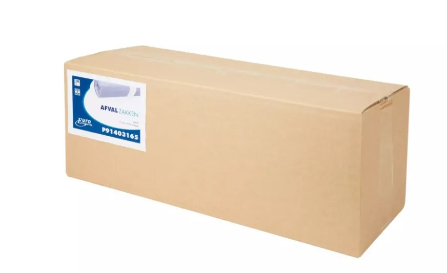 Afvalzak 90 x 125 cm T60 LDPE zwart – 1 rol = 10 stuks vuilniszak groot