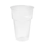 Waterbekers, bierbeker helder plastic 20/25cl, 20 x 50 stuks,