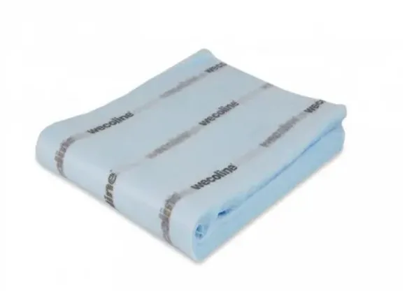 Wecoline stofwisdoek pp 18 gram 80 x 25 cm blauw, 50 stuks