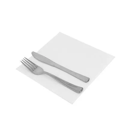 Horeca servet airlaid wit 40 x 40 cm - 50 stuks