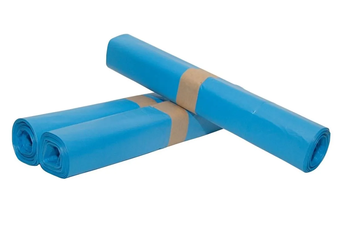 Afvalzak 120L 70x110 cm T25 HDPE Blauw – Licht afval